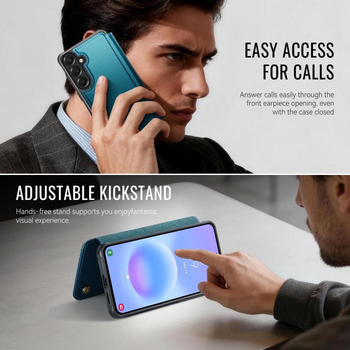 Bild 4, CASEME Samsung Galaxy A17/A16/A26 Skal RFID Plånbok Blå