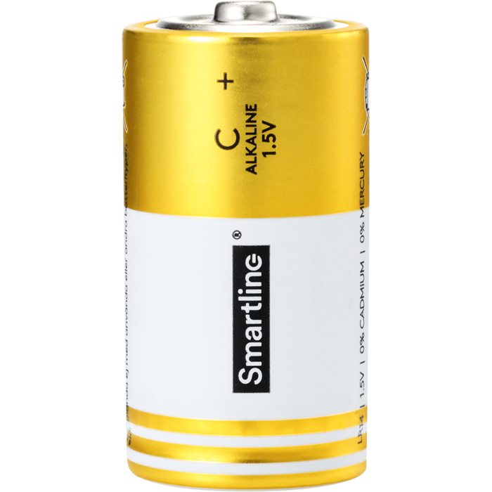 Bild 1, Smartline C LR14 1.5V Alkaliskt Batteri 2-pack