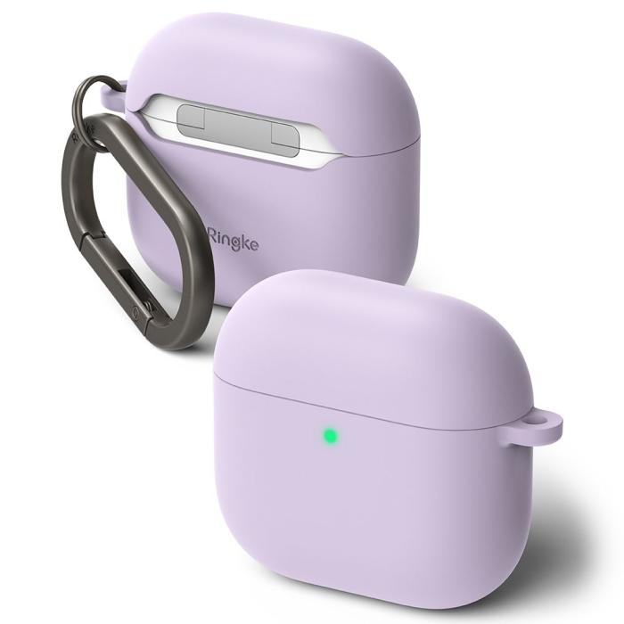 Bild 2, Ringke AirPods 4 Skal Silikon Ljus Lila