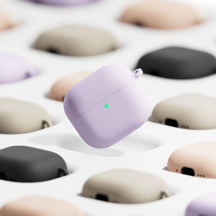 Bild 6, Ringke AirPods 4 Skal Silikon Ljus Lila