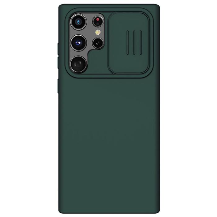 Bild 2, NILLKIN Samsung Galaxy S22 Ultra Skal CamShield Liquid Grön