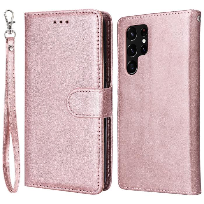 Bild 1, Samsung Galaxy S22 Ultra Fodral 2in1 Magnet Roséguld