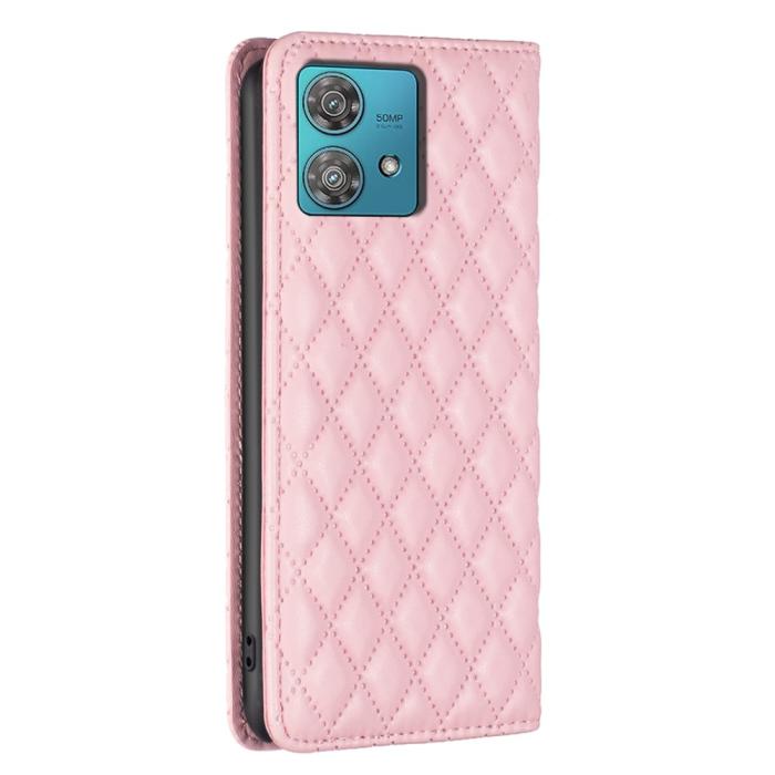 Bild 6, Motorola Edge 40 Neo 5G Fodral Diamond Flip Rosa