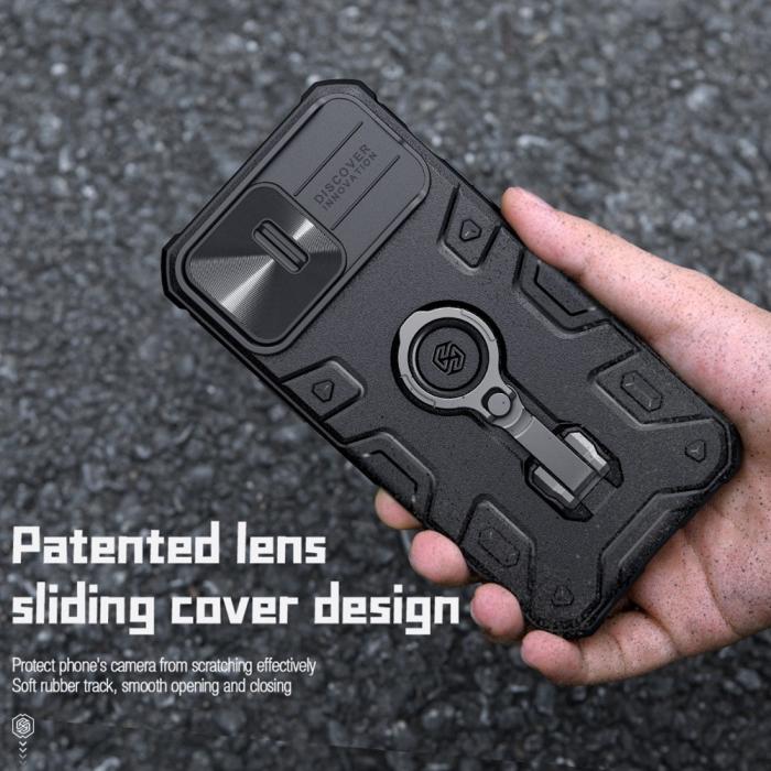 Bild 4, NILLKIN iPhone 14 Pro Max Skal CamShield Armor Pro Blå