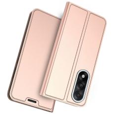 OnePlus Nord 5 5G Fodral Flip L&auml;der Ros&eacute;guld