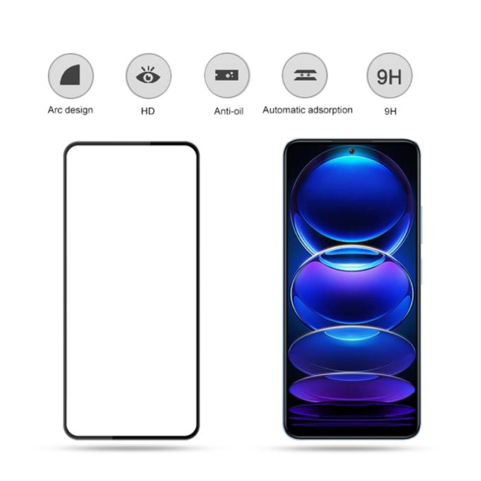 Bild 2, MOCOLO Xiaomi Redmi Note 12 Pro 5G Skärmskydd Heltäckande