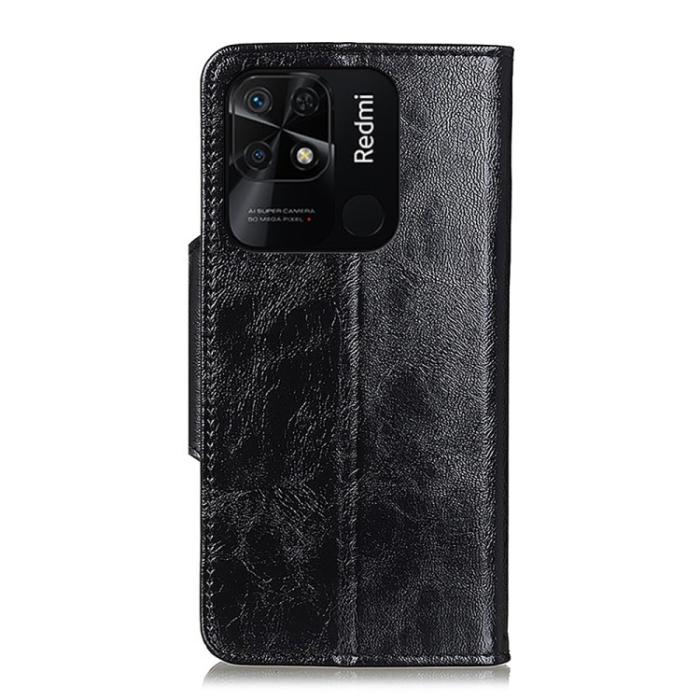 Bild 3, Xiaomi Redmi 10C Fodral Flerkort Läder Svart