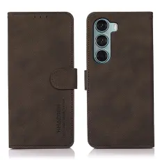 KHAZNEH Motorola Moto G200 Fodral Retro Läder Brun