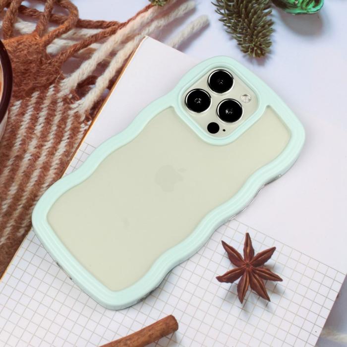 Bild 4, iPhone 14 Pro Max Skal Wavy Hybrid Grön