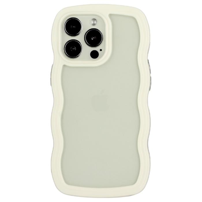 Bild 2, iPhone 14 Pro Max Skal Wavy Hybrid Vit