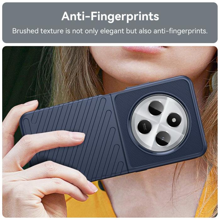 Bild 6, Xiaomi Redmi 14C Skal Twill Textur Blå