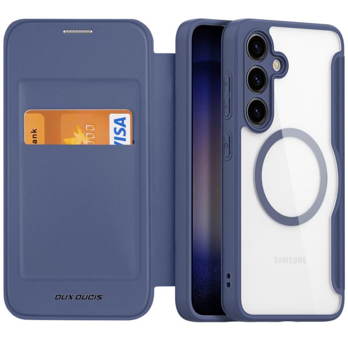 Bild 2, DUX DUCIS Galaxy S24 Plus Fodral MagSafe Skin X Pro Blå