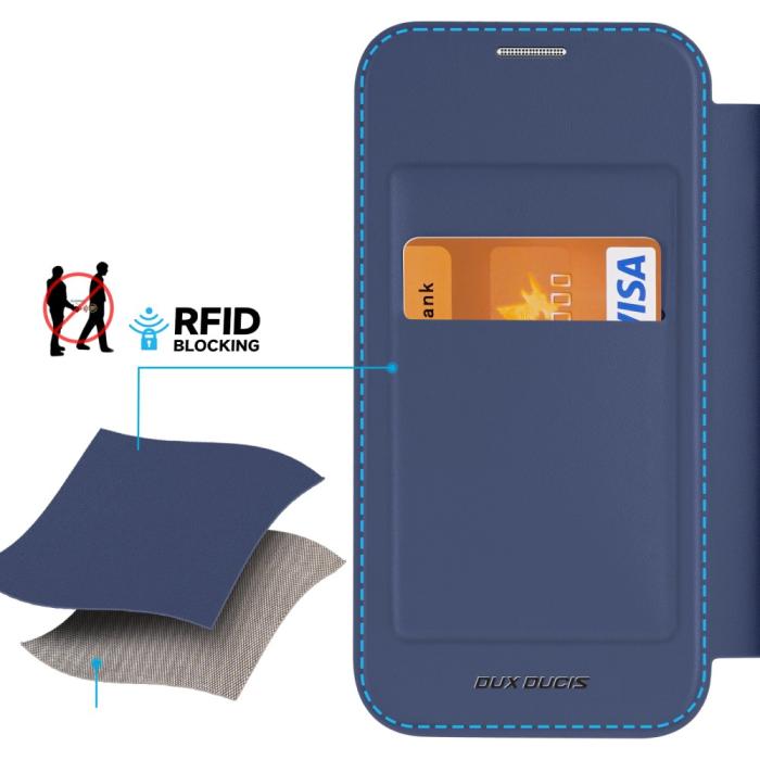 Bild 3, DUX DUCIS Galaxy S24 Plus Fodral MagSafe Skin X Pro Blå