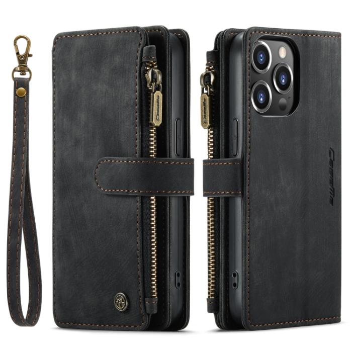 Bild 2, CASEME iPhone 14 Pro Fodral Multifunktionell Svart