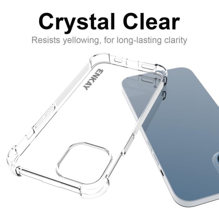 Bild 5, ENKAY iPhone 14 Skal Shockproof TPU Transparent