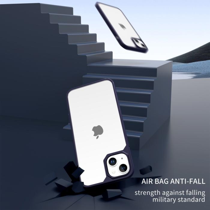 Bild 4, LEEU DESIGN iPhone 15 Plus Skal Hybrid Blå