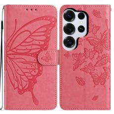 Samsung Galaxy S26 Ultra Fodral Fj&auml;ril Tryck Rosa