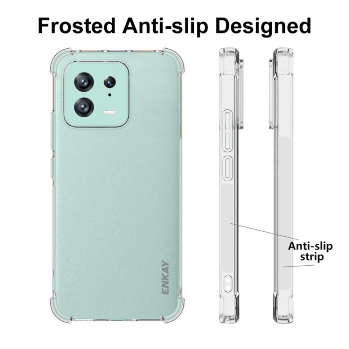 Bild 2, ENKAY Xiaomi 13 5G Skal Shockproof TPU Transparent