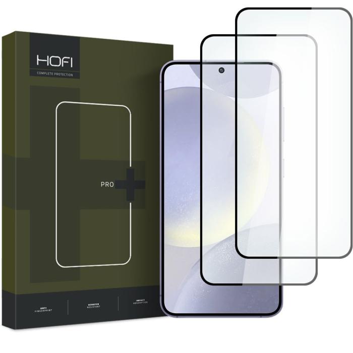Bild 1, HOFI Galaxy S24 2-PACK Skärmskydd Pro+ Heltäckande Svart