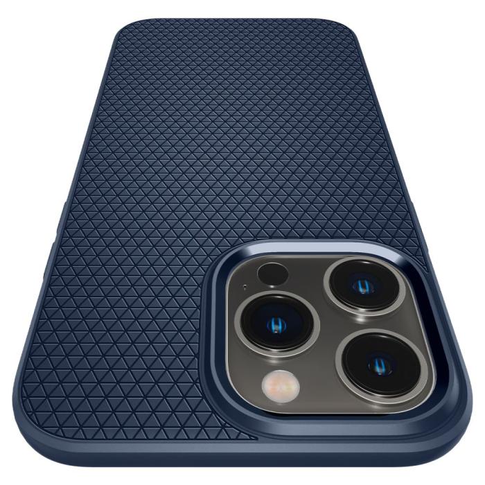 Bild 2, Spigen iPhone 14 Pro Skal Liquid Air Navy Blue