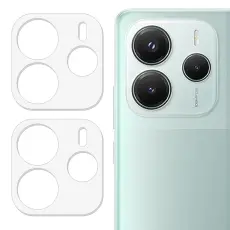 Xiaomi Redmi Note 14 5G 2-PACK Linsskydd H&auml;rdat Glas