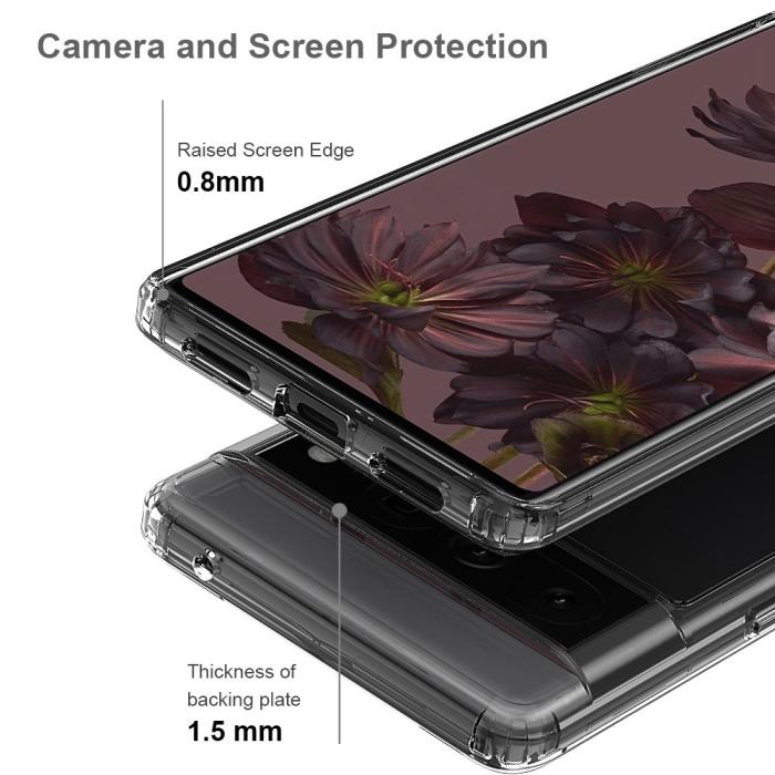 Bild 3, Google Pixel 7 Pro Skal Akryl/TPU Transparent