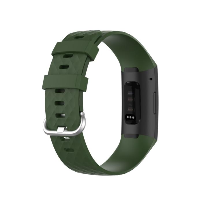 Bild 3, Armband Fitbit Charge 3 / 4 Mörk Grön