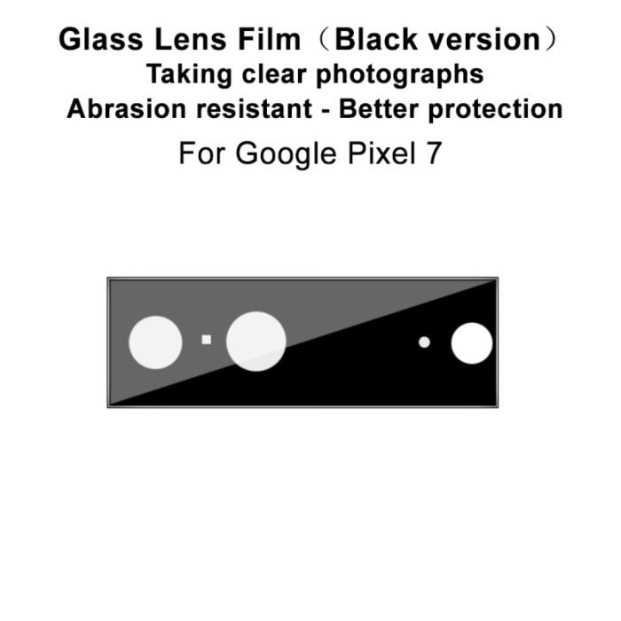 Bild 2, IMAK Google Pixel 7 Linsskydd Härdat Glas Svart
