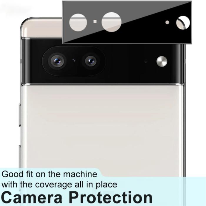 Bild 4, IMAK Google Pixel 7 Linsskydd Härdat Glas Svart