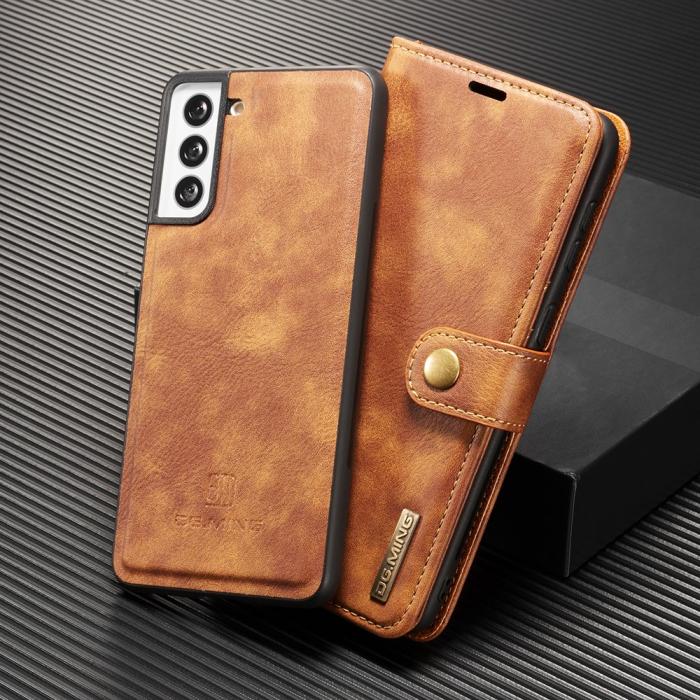 Bild 5, Samsung Galaxy S21 Plus - DG.MING 2in1 Magnet Fodral - Brun