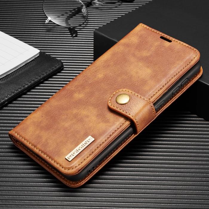 Bild 1, Samsung Galaxy S21 - DG.MING 2in1 Magnet Fodral - Brun