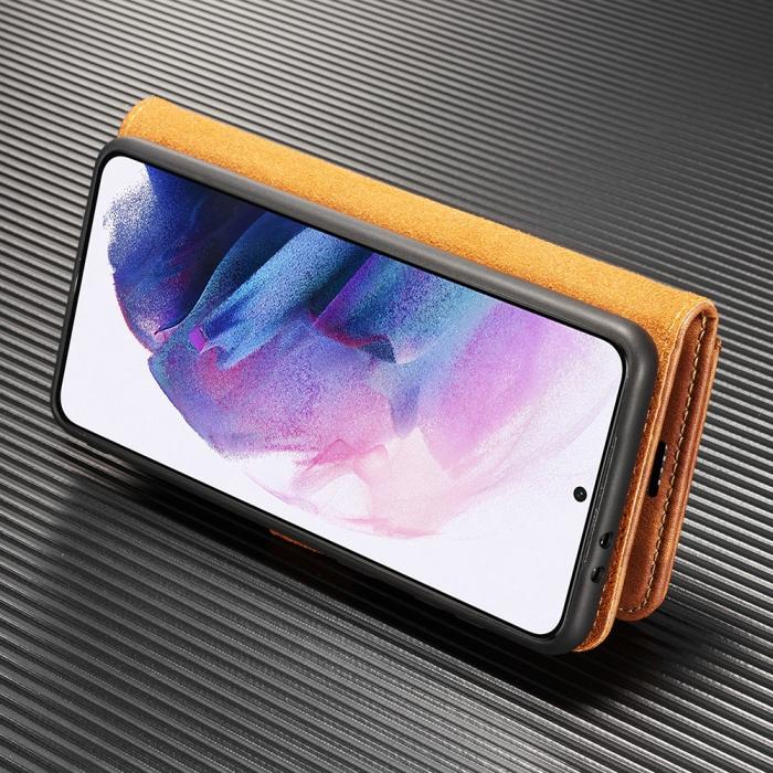 Bild 3, Samsung Galaxy S21 - DG.MING 2in1 Magnet Fodral - Brun