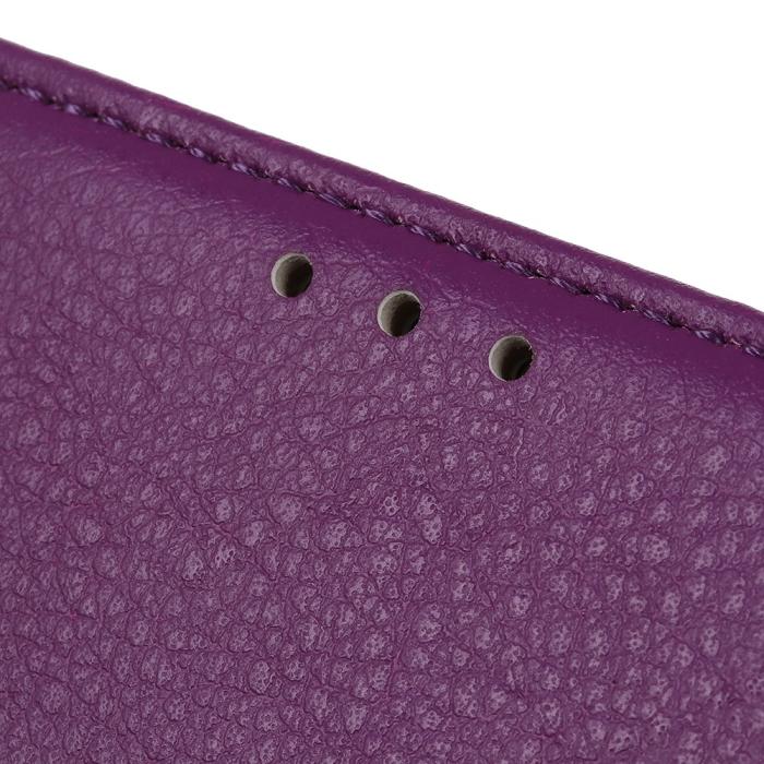 Bild 5, Samsung Galaxy A51 - Litchi Plånboksfodral - Lila