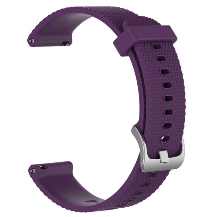 Bild 2, Diamond Silikon Armband För Smartwatch - Lila (22mm)