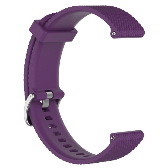 Bild 3, Diamond Silikon Armband För Smartwatch - Lila (22mm)