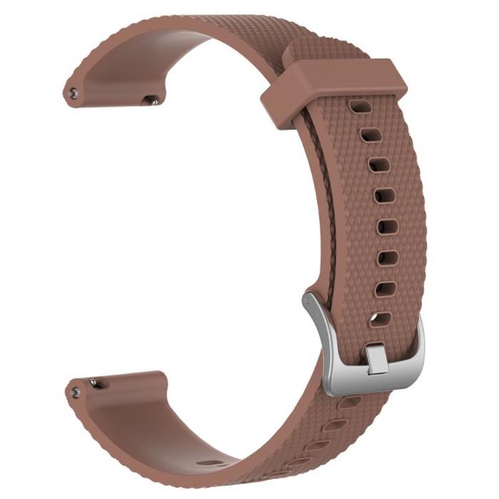 Bild 2, Diamond Silikon Armband För Smartwatch - Brun (22mm)