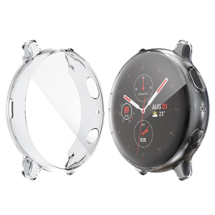 Bild 1, Heltäckande Skal Galaxy Watch Active2 44 mm - Transparent
