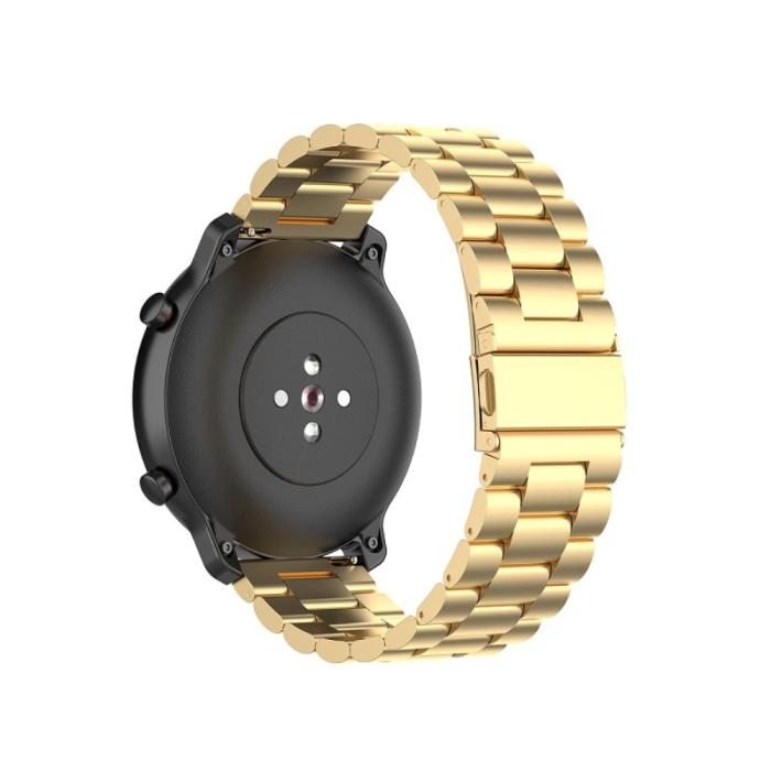 Bild 2, Lyxigt Metallarmband I Rostfritt Stål - Guld (20mm)