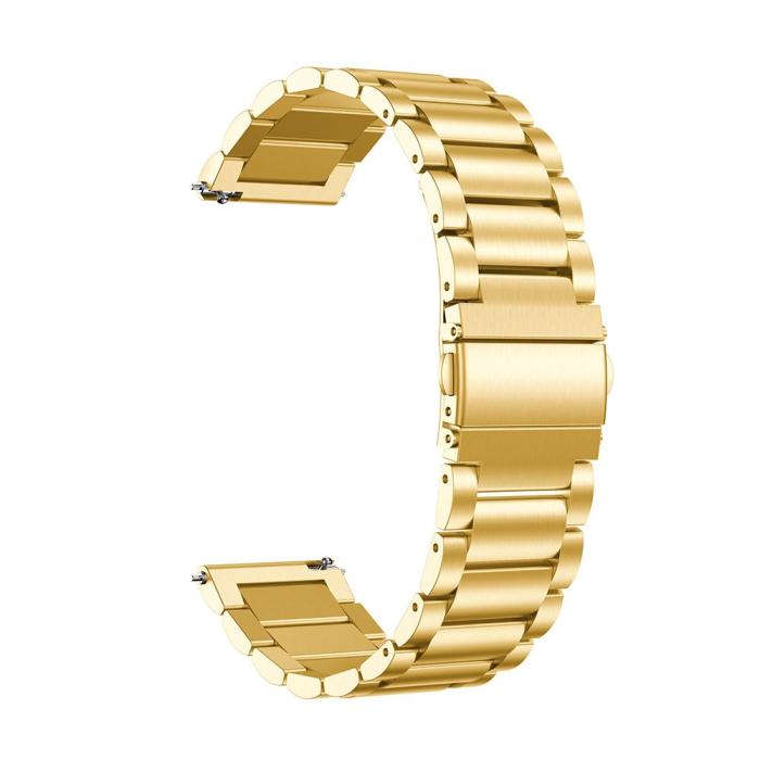 Bild 3, Lyxigt Metallarmband I Rostfritt Stål - Guld (20mm)