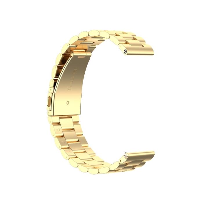 Bild 5, Lyxigt Metallarmband I Rostfritt Stål - Guld (20mm)