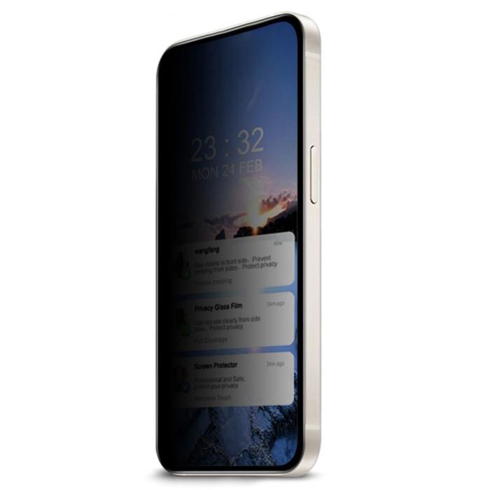 Bild 3, Samsung Galaxy S23 Skärmskydd Härdat Glas Privacy