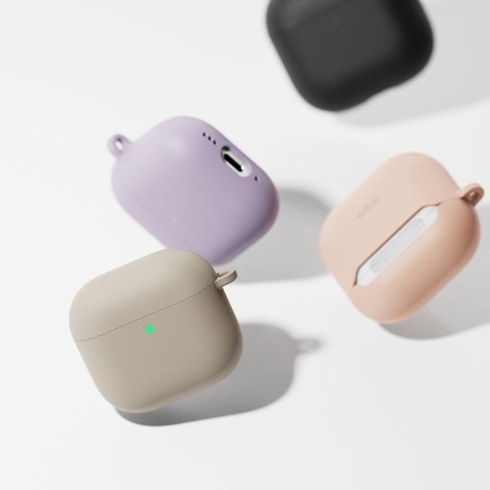 Bild 5, Ringke AirPods 4 Skal Silikon Pink Sand