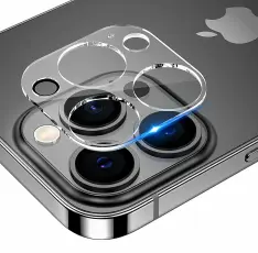 iPhone 14 Pro Max Linsskydd I H&auml;rdat Glas