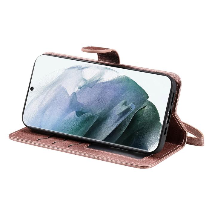 Bild 6, Samsung Galaxy S22 Ultra Fodral 2in1 Magnet Roséguld