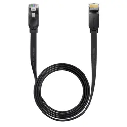 Baseus 2m Cat6 Platt RJ45 Nätverkskabel Svart