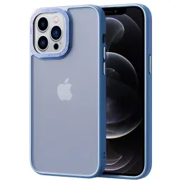 iPhone 12 Pro Max Skal Classic Hybrid Matt Baby Blue