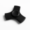 Fidget Spinner Trio Metall - Svart
