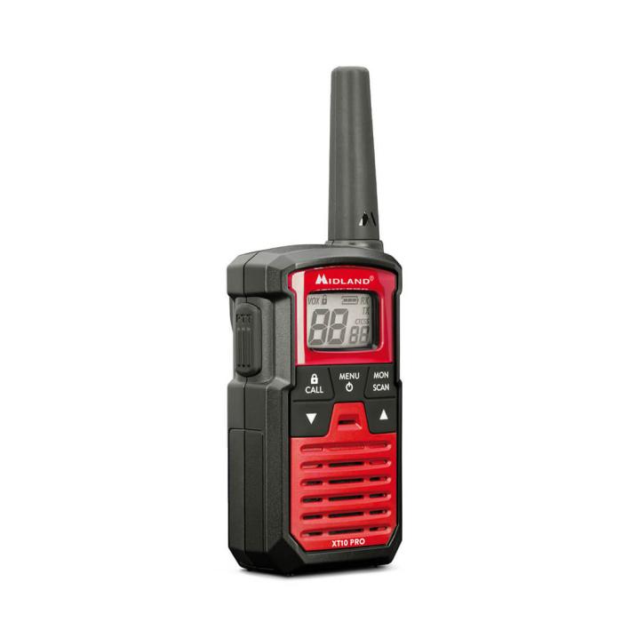 Bild 2, Midland Walkie Talkie XT10 Pro Svart/Röd