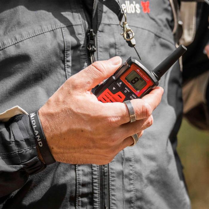 Bild 4, Midland Walkie Talkie XT10 Pro Svart/Röd