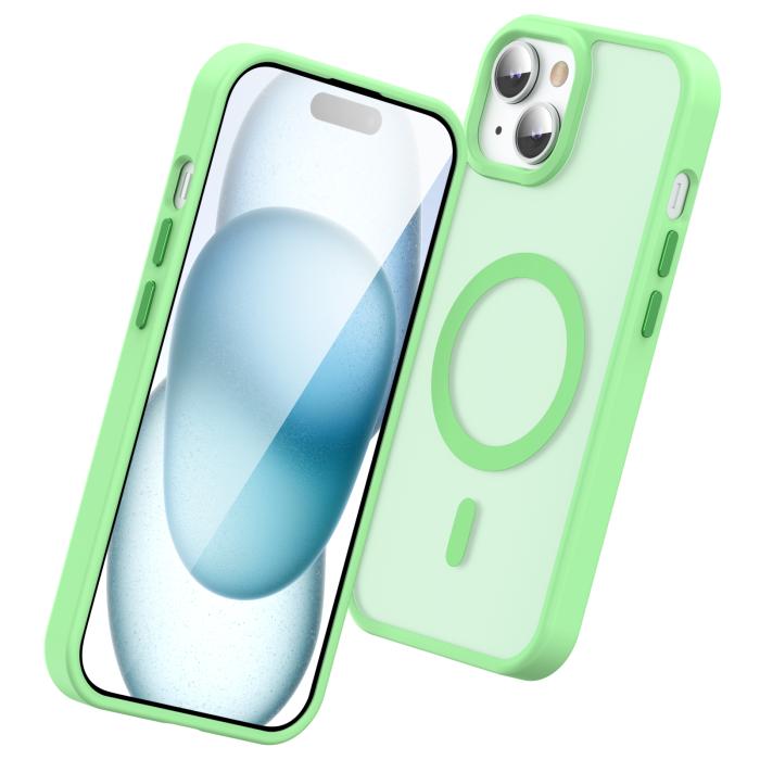 Bild 3, ColorPop iPhone 15 Plus/14 Plus Skal CH MagSafe Matt Ljus Grön